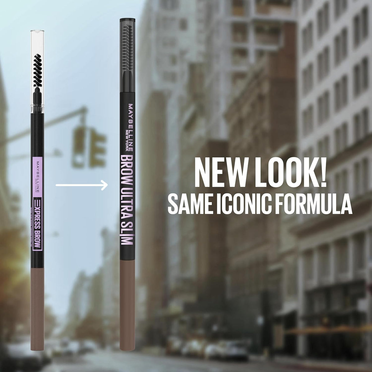 New York Brow Ultra Slim Defining Eyebrow Pencil, Soft Brown, 0.003 Oz (Packaging May Vary)