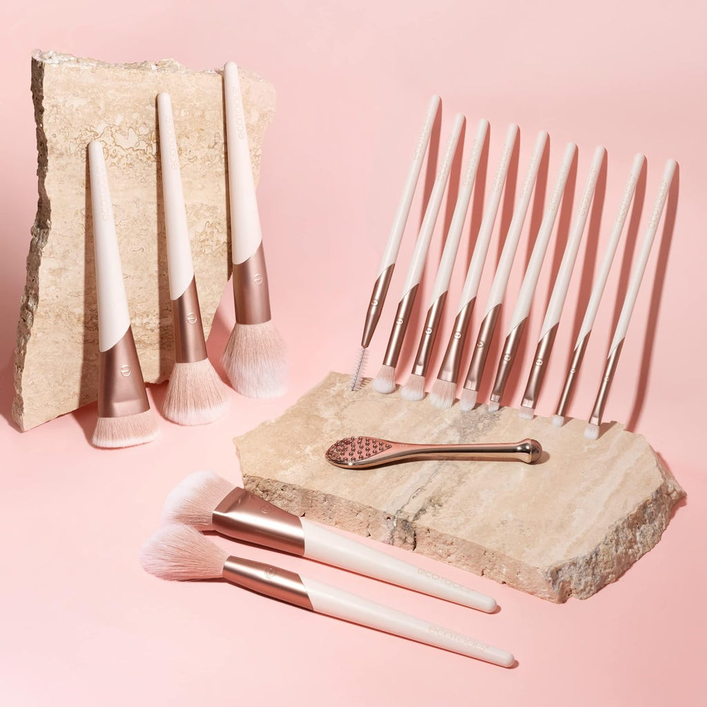 Luxe Natural Elegance Face Makeup & Foundation Brush Set
