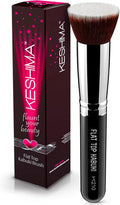 Flat Top Kabuki Foundation Brush by , Premium Makeup Brush