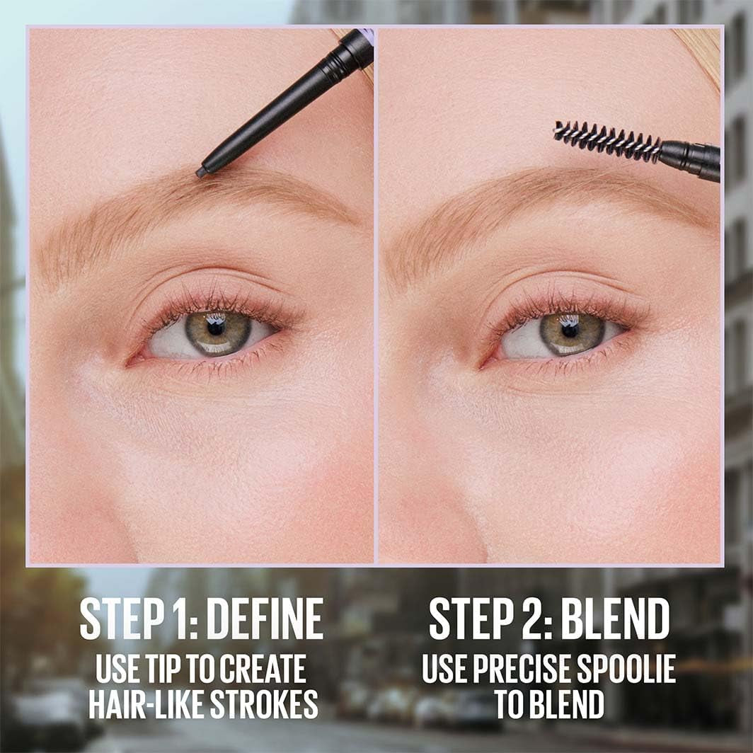 New York Brow Ultra Slim Defining Eyebrow Pencil, Soft Brown, 0.003 Oz (Packaging May Vary)