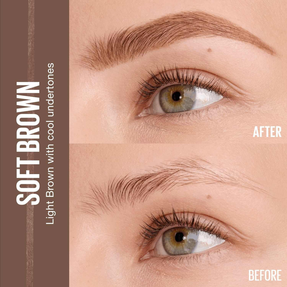 New York Brow Ultra Slim Defining Eyebrow Pencil, Soft Brown, 0.003 Oz (Packaging May Vary)