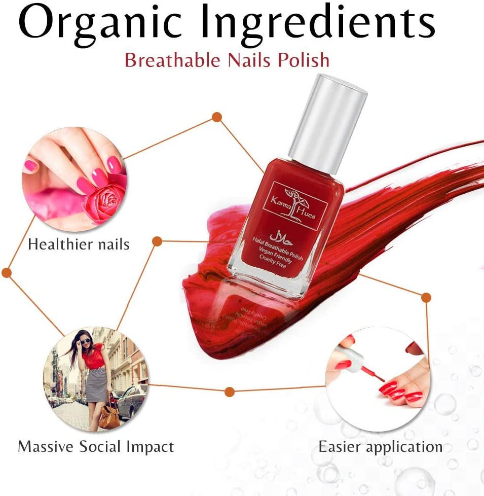 Rabia - Vernis à ongles certifié Halal et véritablement respirant