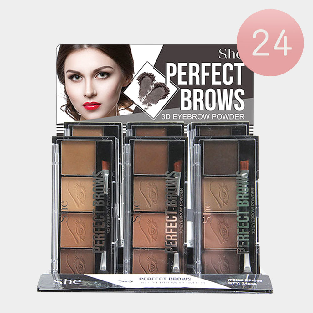 24PCS - Sourcils Quatre Couleurs Parfaites