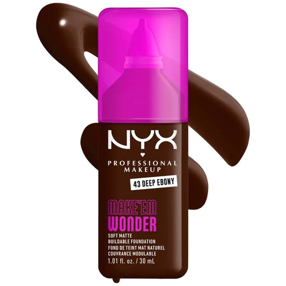 NYX MAKE EM WONDER FOND DE TEINT MAT SOUPLE MODULABLE, NYX WF