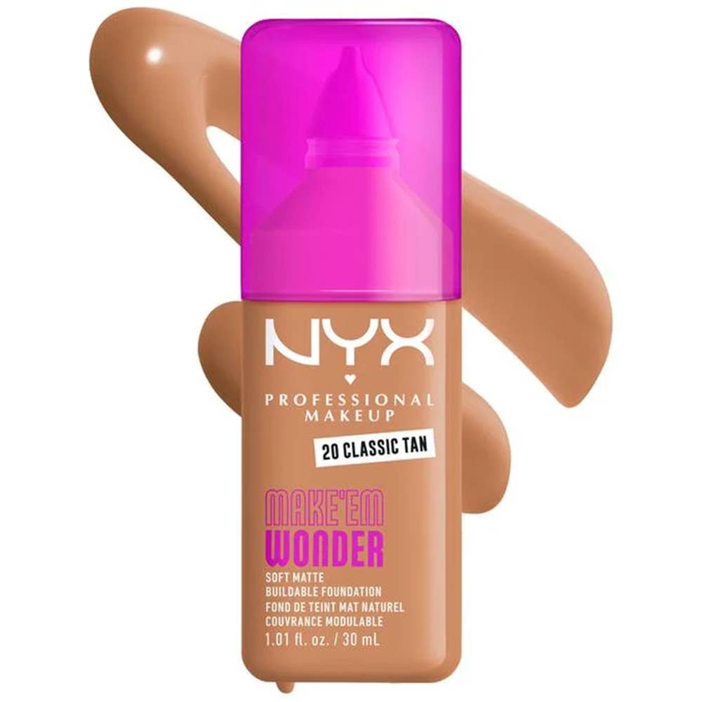 NYX MAKE EM WONDER FOND DE TEINT MAT SOUPLE MODULABLE, NYX WF