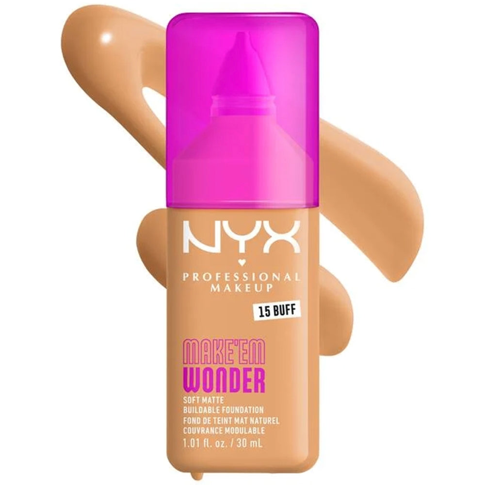 NYX MAKE EM WONDER FOND DE TEINT MAT SOUPLE MODULABLE, NYX WF