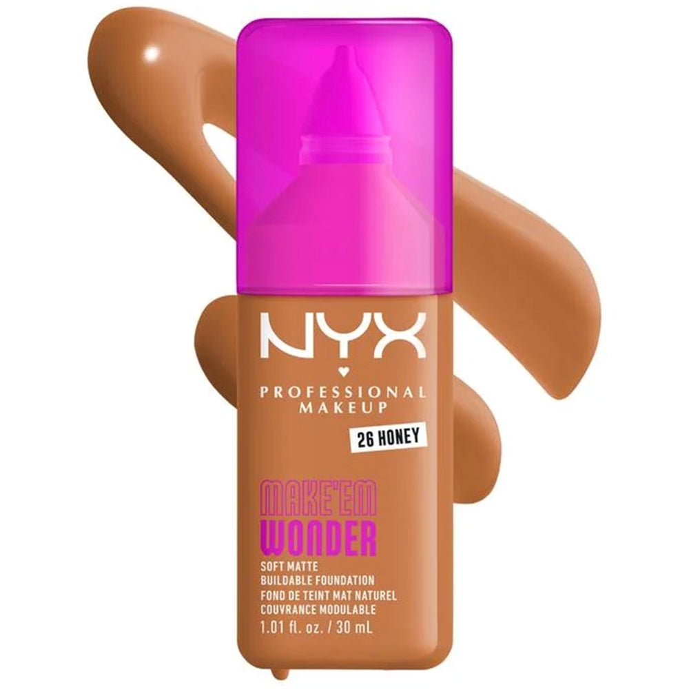NYX MAKE EM WONDER FOND DE TEINT MAT SOUPLE MODULABLE, NYX WF