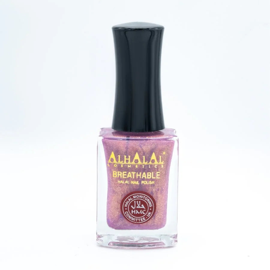 AL-154 SHAJIA Halal Vernis à ongles respirant pailleté Sans alcool et végan