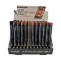 ENSEMBLE DE 72 CRAYONS SLIM POUR YEUX/LÈVRES SEL-72B (TON MARRON)
